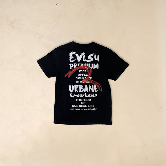 Evisu Big logo tee black