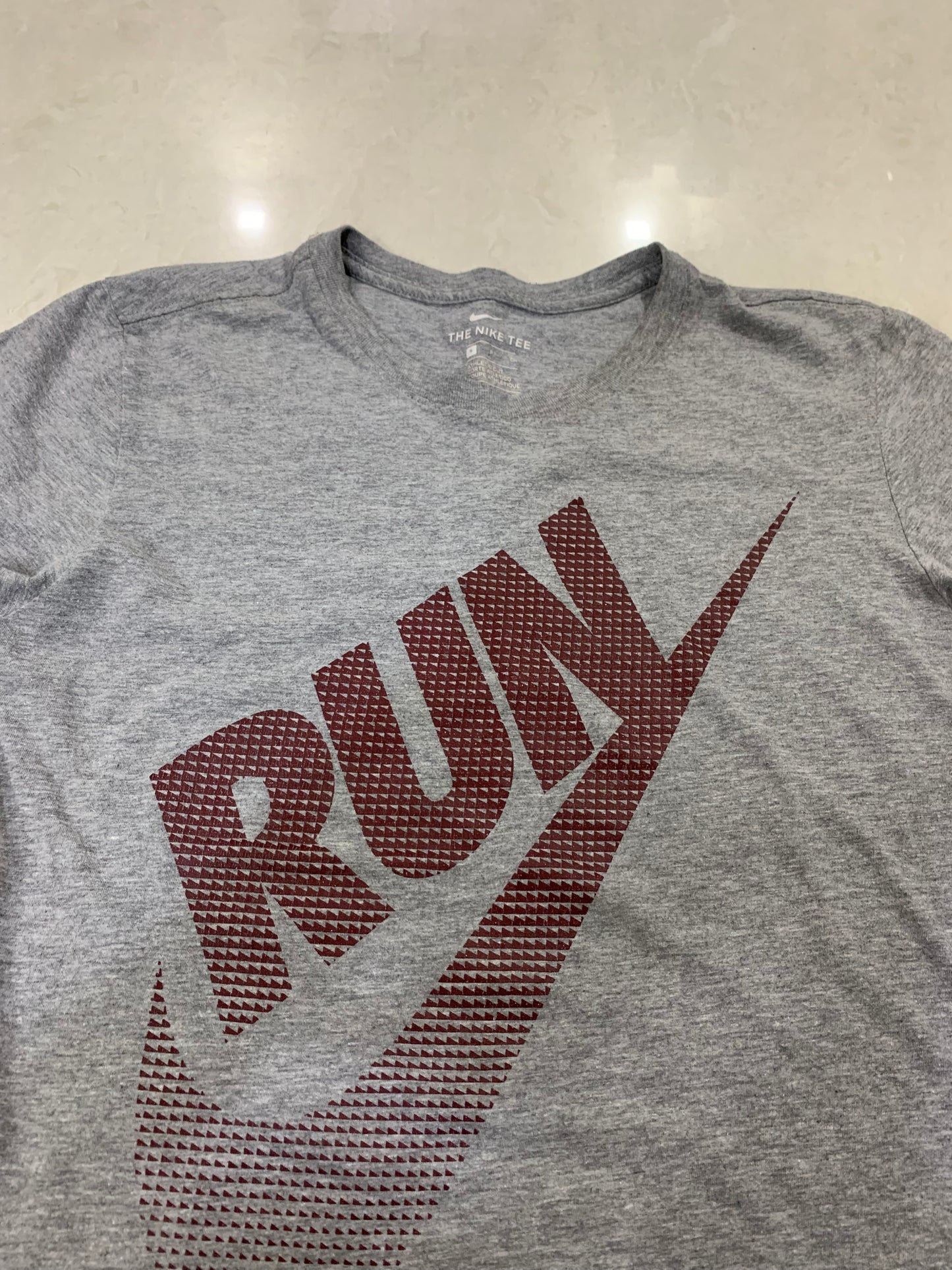 Nike Grey spellout Tee