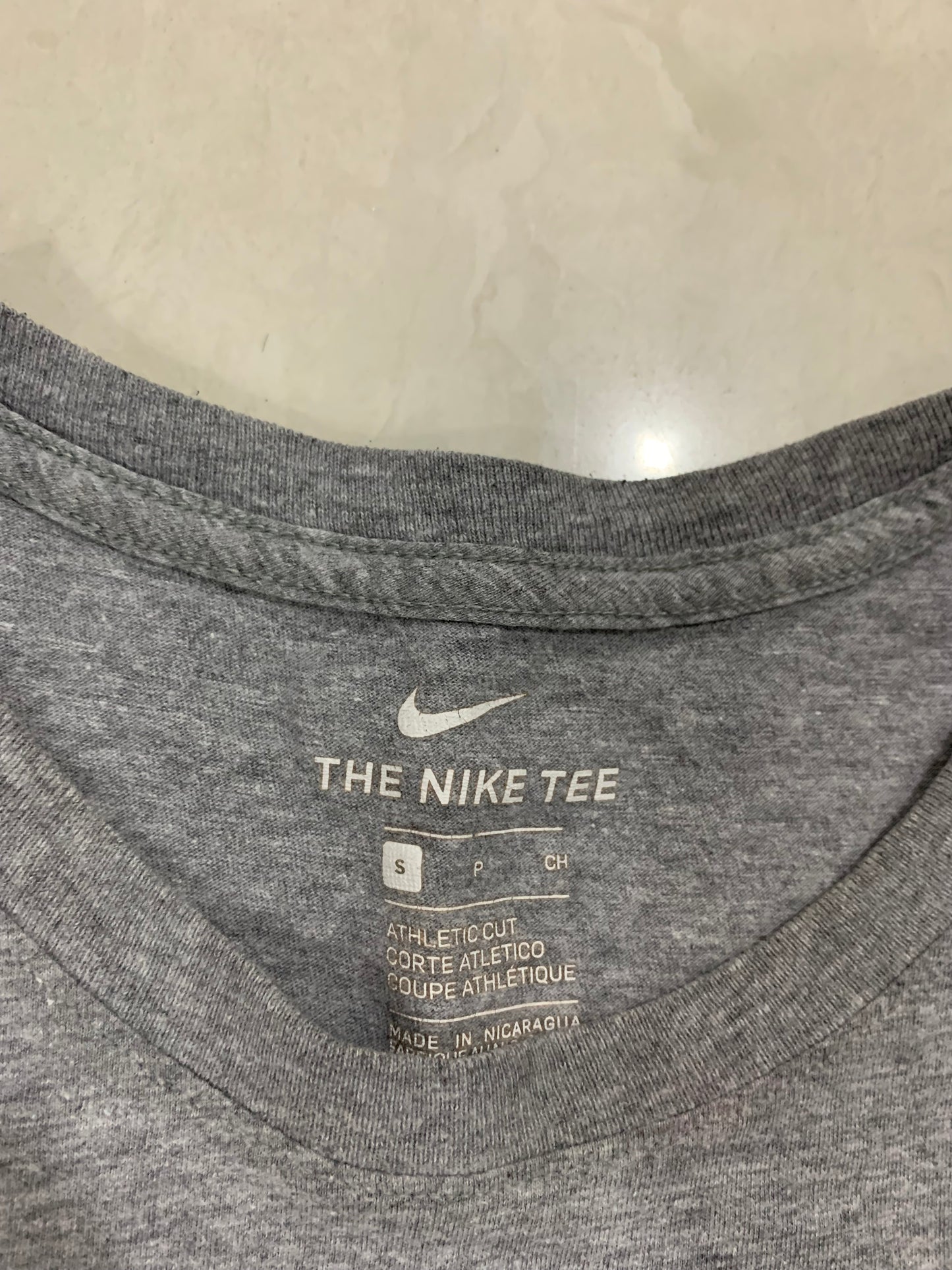 Nike Grey spellout Tee