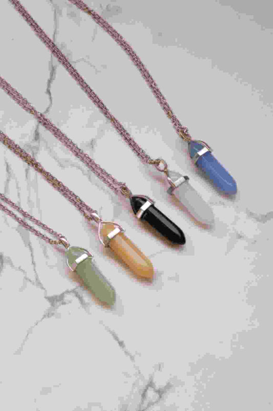 Stone Pendent (multiple Colors)