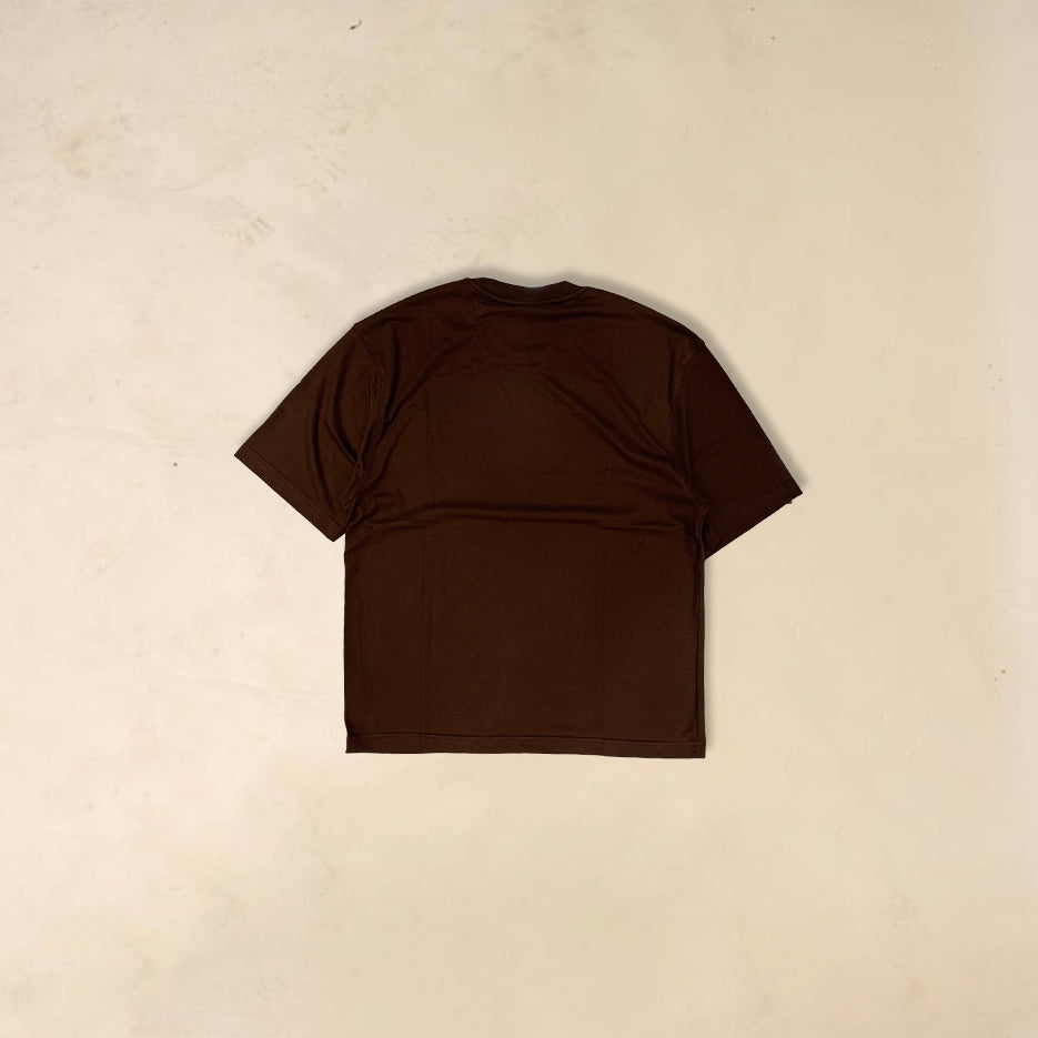 Stussy basic brown tee